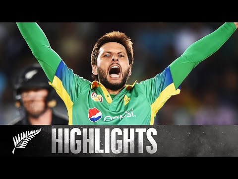 Afridi Stars in Series Opener | HIGHLIGHTS | 1st T20 - BLACKCAPS v Pakistan, 2016