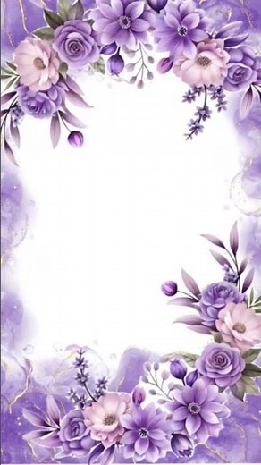 Elegant Lavender Borders 💜✨ | Printable Aesthetic Designs 🌸 #lavender #aesthetic #printable #notes.
