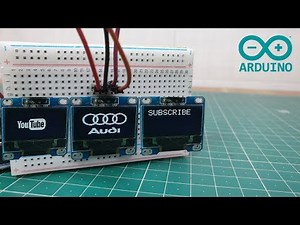 Arduino OLED Bitmap Graphics Display