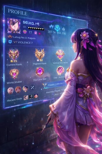 Masterpiece Digital Painting of Mobile Legends Character