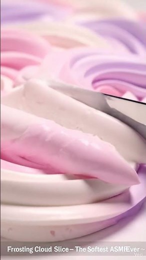 “Frosting Cloud Slice | Ultra Realistic Cream ASMR | Oddly Satisfying Sounds ✨🍰”