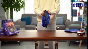 HXMARS Foldable Jigsaw Puzzle Board: Large Portable 1000 Pieces Puzzle Mat, Puzzle Storage Saver to 500 & 1000 Pieces with Storage Bag(Blue & Black)