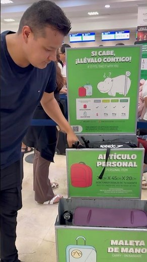 Carry-on bag and personal items for flying ✈️🧳 #travel #vivaaerobus #suitcase #documentary #airplane