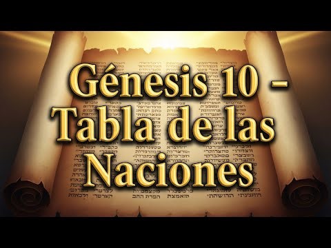 Toda la Biblia en Voz | Génesis Capítulo 10 (RVR60) La Tabla de las Naciones