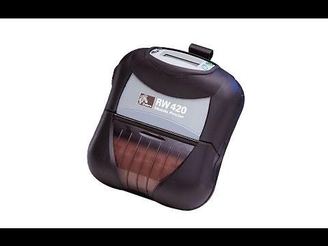 How to Reset Bluetooth pin on Zebra RW420 Printer