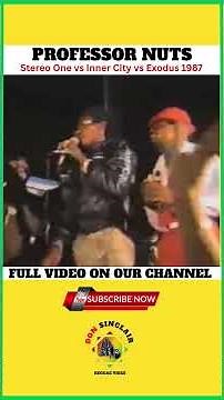 Reggae Sound Clash: Stereo One vs Inner City vs Exodus ft Professor Nuts 1987 Live #Music #Shorts