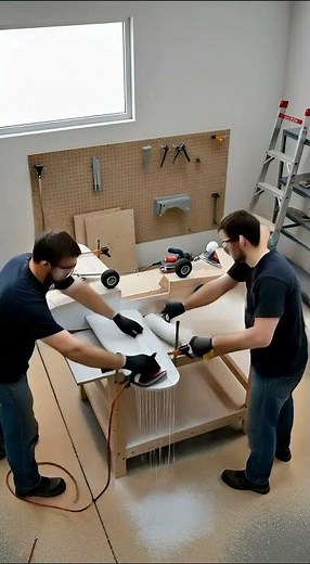 Building a Giant Cartoon Airplane Model from Scratch #craft