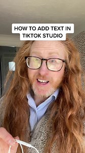 How to add text on TikTok studio #tiktokstudio #tiktokhowto #tiktoktutorial #howtotiktok