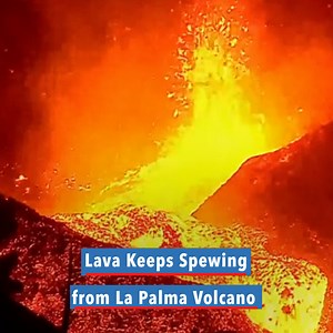 13K views · 316 reactions | A volcano on Spain’s La Palma spewed lava...