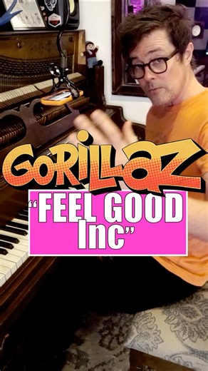 How to Play 'Feel Good Inc' by Gorrilaz in 30 secs! Easy Piano Tutorial