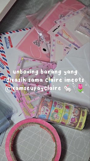 @kamseupayclaire TYSM CLAIRE!!! AYO GUYSS BANTU SUPPORT JUALANNYA CLAIRE BANTU RAMEIN JUGAA AKUN DIAA 🥰🥰🫶🏻🫶🏻 #fypage #fyp #copylinkplease💗 #unboxing #fanmail #tiktokonly