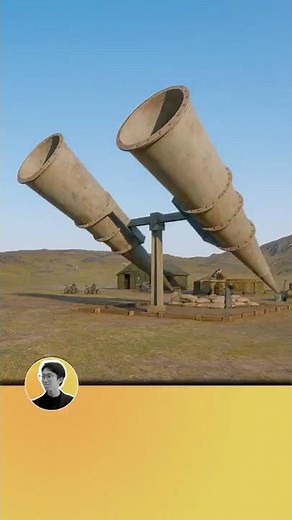 Before radar, how did people "hear" airplanes? 🎧🛩️ #architect #shorts