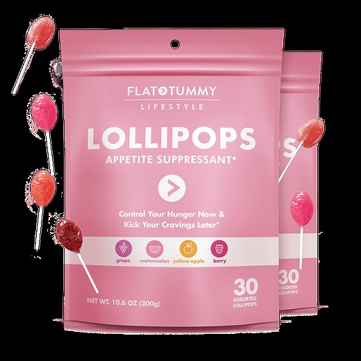 Flat Tummy Lollipops - Natural Appetite Suppressant