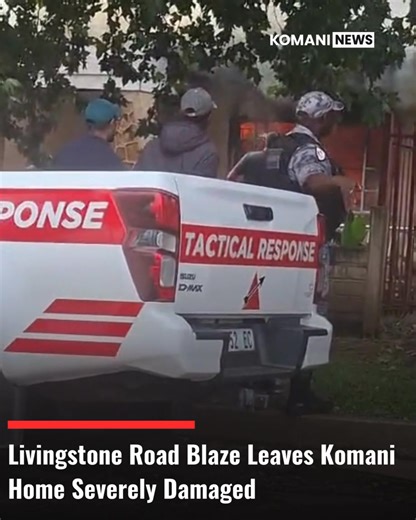Extensive structural damage after Komani house fire. Link below👇 | Komani News