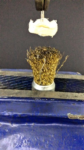 Drill Hack Gone Wild 😳 | Mini Buffing Disc Experiment #OddlySatisfying #DIYExperiment #workshoplife