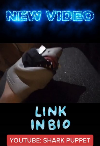 NEW YOUTUBE VIDEO!!!!! #foryou #foryoupage #sharkpuppet