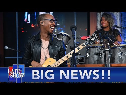 Introducing Louis Cato and The Late Show Band!