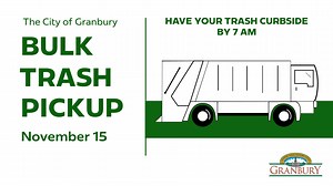 1K views | Bulk Trash Pickup is Saturday, Nov. 15. Have your bulk...