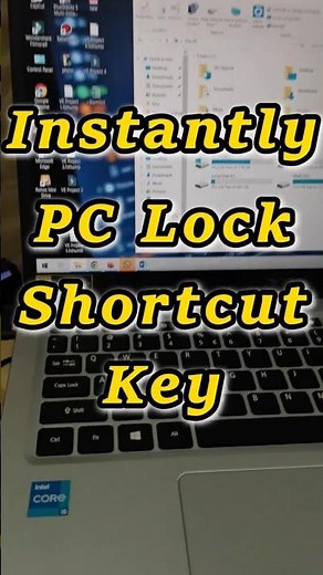 Quick Computer Lock Screen Shortcut Keys..🔒 #windows #computershortcut #pctips #lockscreen