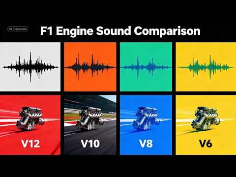 F1 Engine sounds V12 V10 V8 V6 #f1 #formula1 #f1sound #motorsport #f1edit #racing #cars #shorts