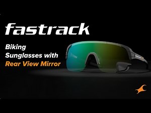 Fastrack Biking Sunglasses with Rear View Mirror