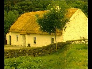 Thatching an Irish Cottage