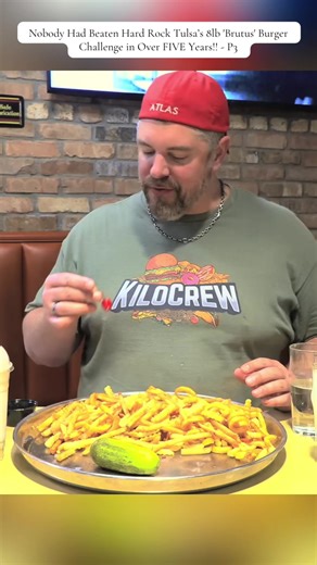 Nobody Had Beaten Hard Rock Tulsa’s 8lb 'Brutus' Burger Challenge in Over FIVE Years!! - P3