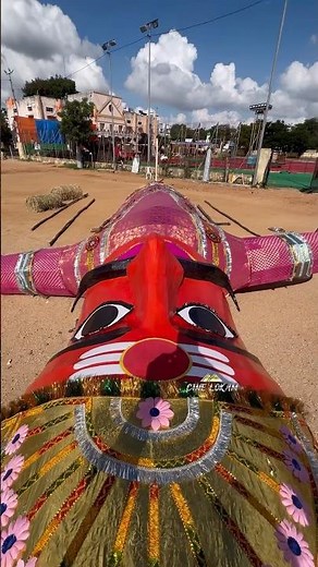 RavanDahan | Making of Biggest Ravan | 30 Feet Ravan Dahan | Hyderabad | #RavanMaking#Ravan