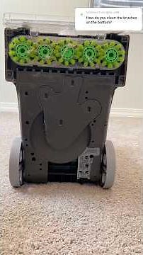 How to remove and clean the brushes on the Hoover Powerscrub Deluxe #carpetcleaner
