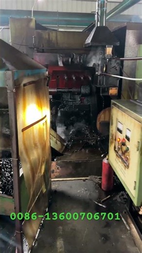 Automatic cold forging machine for stainless steel products #forging #stainlesssteel #machine