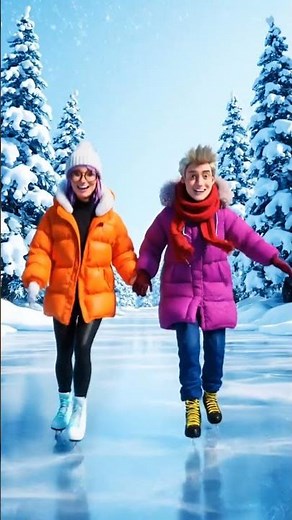 They Fell Into Their Screen… and Found Magic! 💻❄️ | ANIMIZ Shorts #animation #3danimation #cartoon