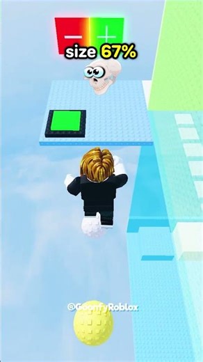 size changer vs troll bridge obby 🥀😂 #roblox