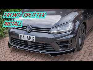 Golf Mk7 Front Splitter Install