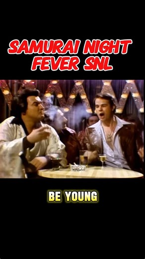 John Belushi and Dan Aykroyd go full disco in SNL’s Samurai Night Fever. #SNL #comedy #comedians #disco #1970s #funny #lovegilda | Love Gilda
