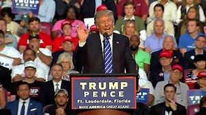Republican presidential nominee Donald Trump delivers remarks at the BB&T Center in Ft. Lauderdale, Fla. | Washington Post Politics