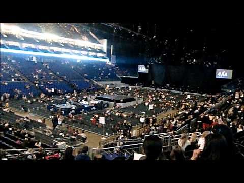 View from Block 109 - London O2 Arena