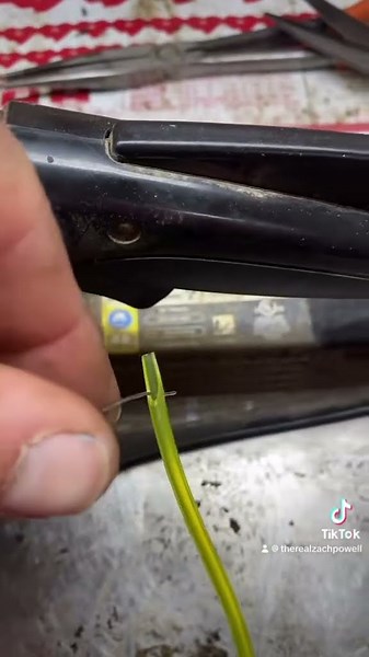 Easy fuel line installation on a chainsaw. #chainsaw #howto #tip #diy #smallengine #zachpowell