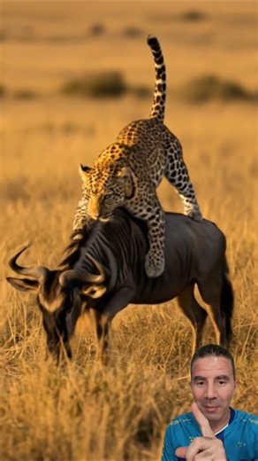 ATAQUE SURPRESA! GNU NEM PERCEBE O PERIGO 😱🐆🌿