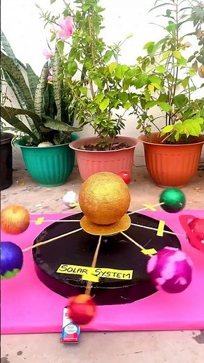 Solar System Working Model | SCIENCE PROJECT | SCIENCE MODEL| EASY