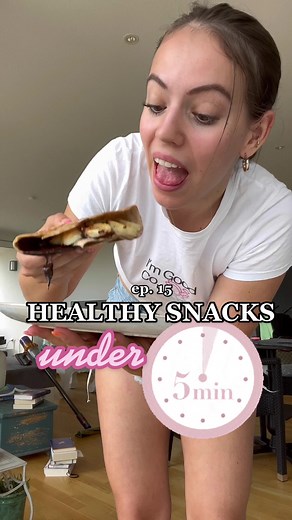 Quick and Easy Healthy Snack: Strawberry Banana Wrap