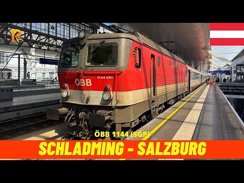 Cab Ride Schladming - Salzburg Hbf (ÖBB, Austria, April 2025) train driver's view 4K
