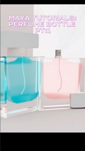 Model a Perfume bottle in just 5 min PART -1 🛢✨️ #perfumebottle #maya #tutorials#3d #blender
