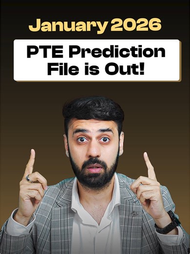 PTE January Prediction File is LIVE now! 🙌 Let's start the new year with motivation to crack your PTE exam in 2026! 🎯 Refer to VLE's PTE prediction file to practice the questions, which have the most chance of appearing in the exam! 💁‍♀️ Sign up and send us your email address to get the VIP access now! ✅🔓 #pte #ptepreparation #ptespeaking #ptewriting #ptetipsandtricks #ptetraining #vle #englishtest #studyinaustralia #pteaustralia #studyabroad #ptetest #ptemock #successstories #pteresult