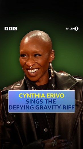 imagine hearing cynthia erivo sing this irl 🥹 we took cynthia back to her old school - watch the full story on youtube 💚 | BBC Radio 1