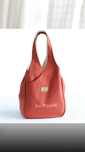 Ae PooiM on Instagram: "DIY Cute Fabric Bag! Learn more: Watch full video version with measurement detail on my youtube channel “Ae PooiM” as link in Bio Or copy and paste the address below into your browser to check it out here. https://www.youtube.com/watch?v=2lKNMNIr0tg #diy #howto #sewing #sewingproject #reelsfacebook #canvasbag"