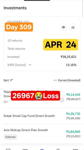 🚀Today portfolio update🔥Best MF 2026🔥#shorts #groww #stock #trend #new #best @Mutual-fund-pro