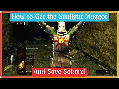 How to Get the Sunlight Maggot Helm and Save Solaire | Dark Souls Remastered