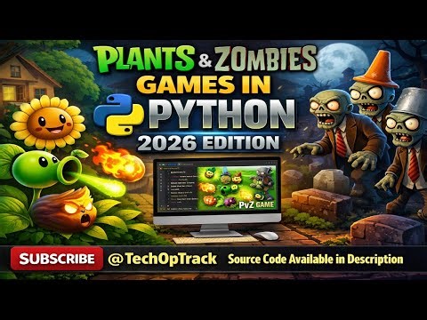 Plants & Zombies Games in Python 2026 Edition #python #games
