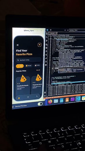 Build an app for online pizza shop using flutter #flutter #appdevelopment #flutterdev #pizza