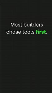 Most builders chase tools first